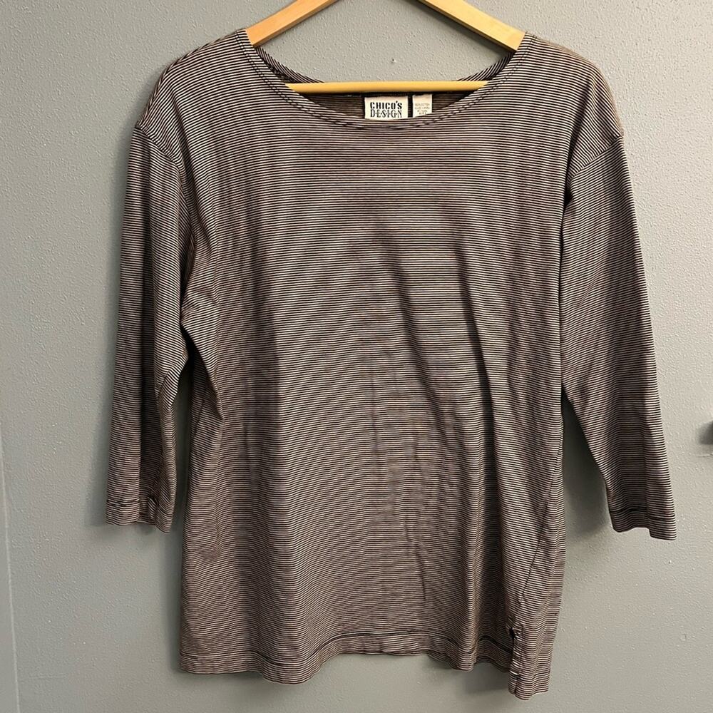 Chico’s Striped T-Shirt
